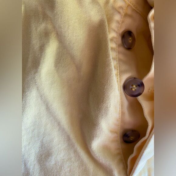 Xirena Baylor Yellow Twill Cotton High Rise Straight Trouser Pants Womens 27 - Picture 8 of 16